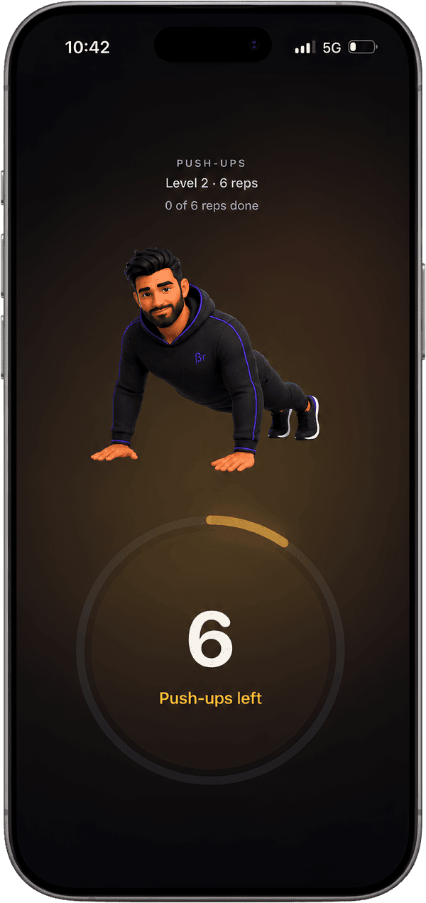 Warm-Up screen preview